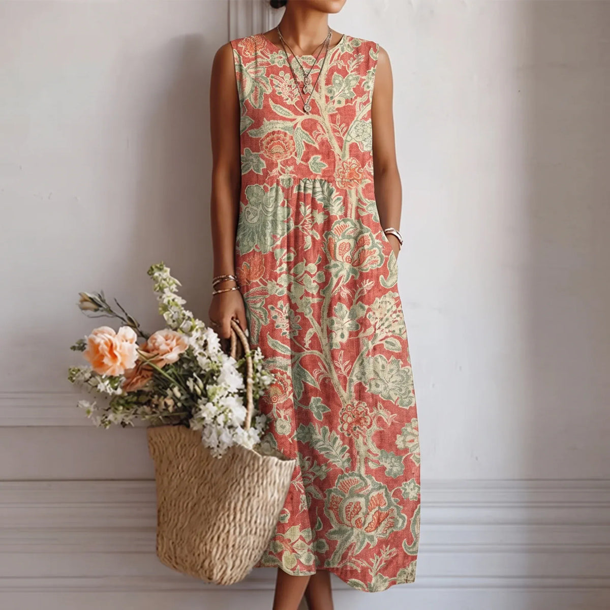 Valentina | Vestido Midi Floral